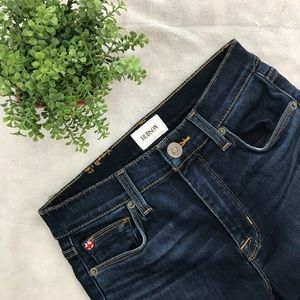 Hudson High Rise Crop Harper Baby Kick Flare Jeans